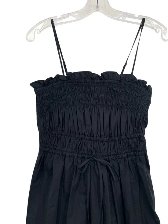 By Together Catch My Breath Black Cotton Anthropologie Midi Dress New - Picture 2 of 11